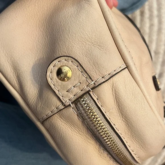 Vintage Loewe Nappa Leather Cream / Light Pink Mini Anagram Boston bag. - Picture 3 of 13